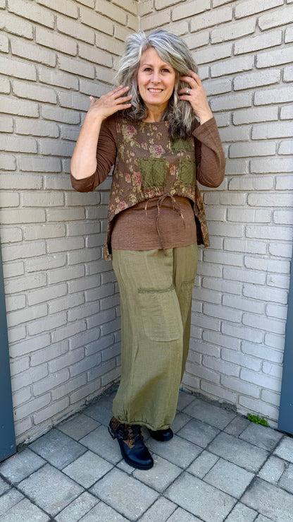 Gus Pant in Moss