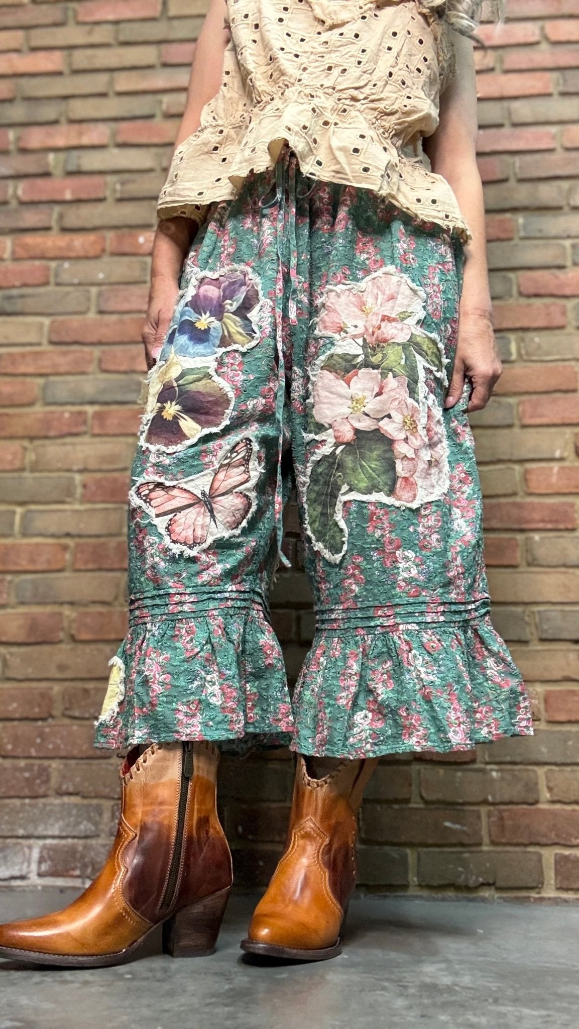 Victorian Dreams Bloomers in Rose Garden - Vintage Vault Boutique