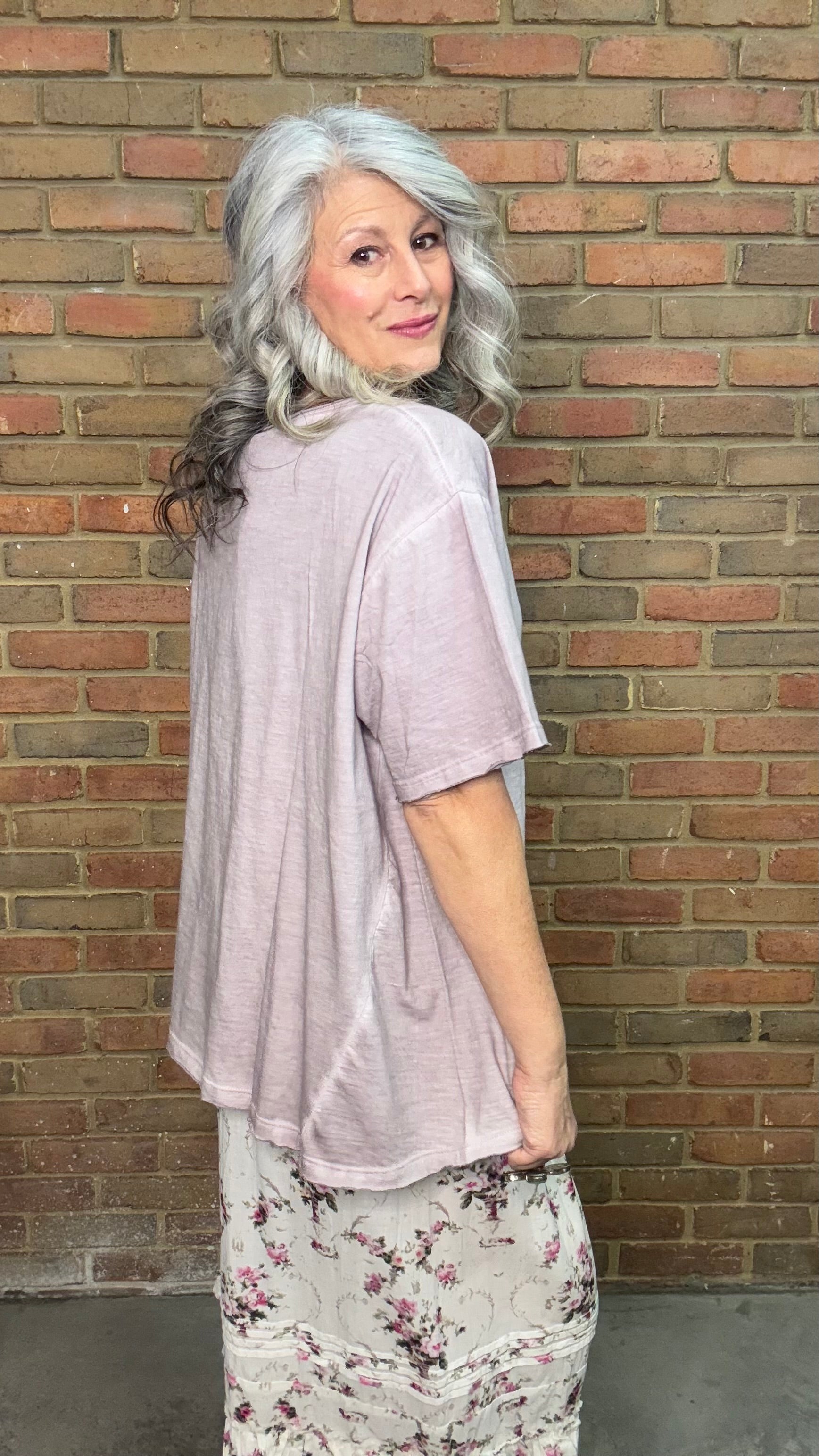 Solid Distressed T-Shirt