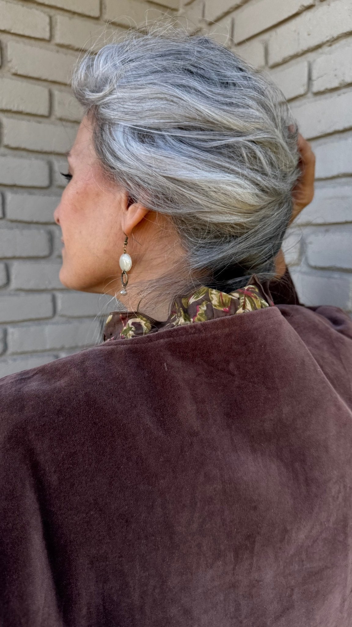 Liane Short Jacket in Rosewood - Vintage Vault Boutique