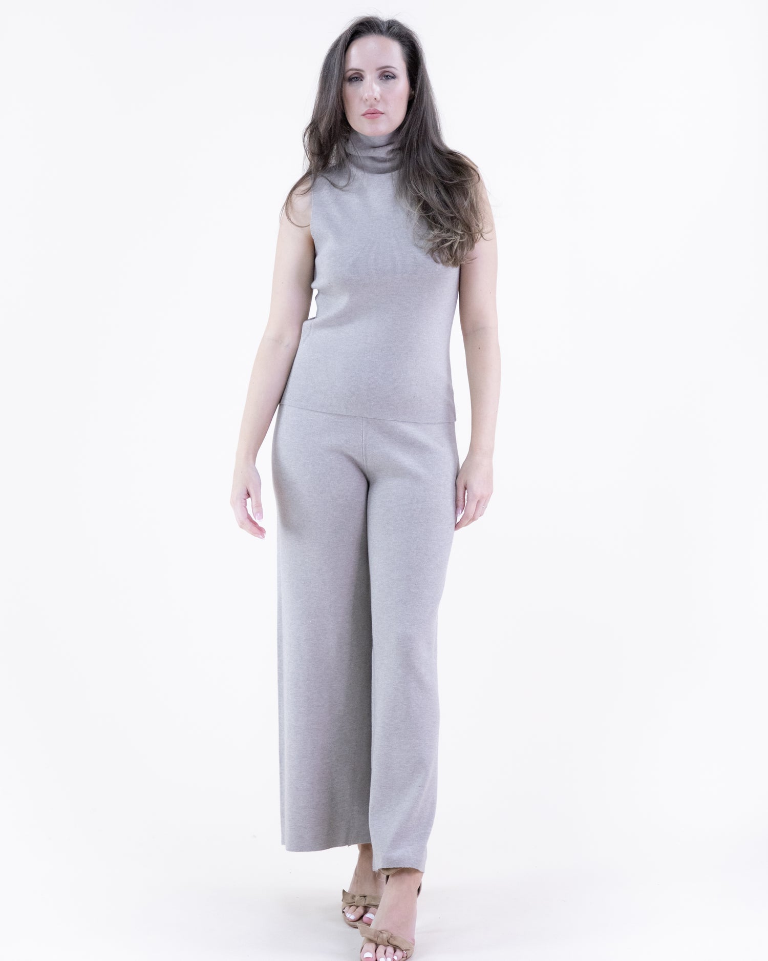 Classy Knit Wide Leg Pant