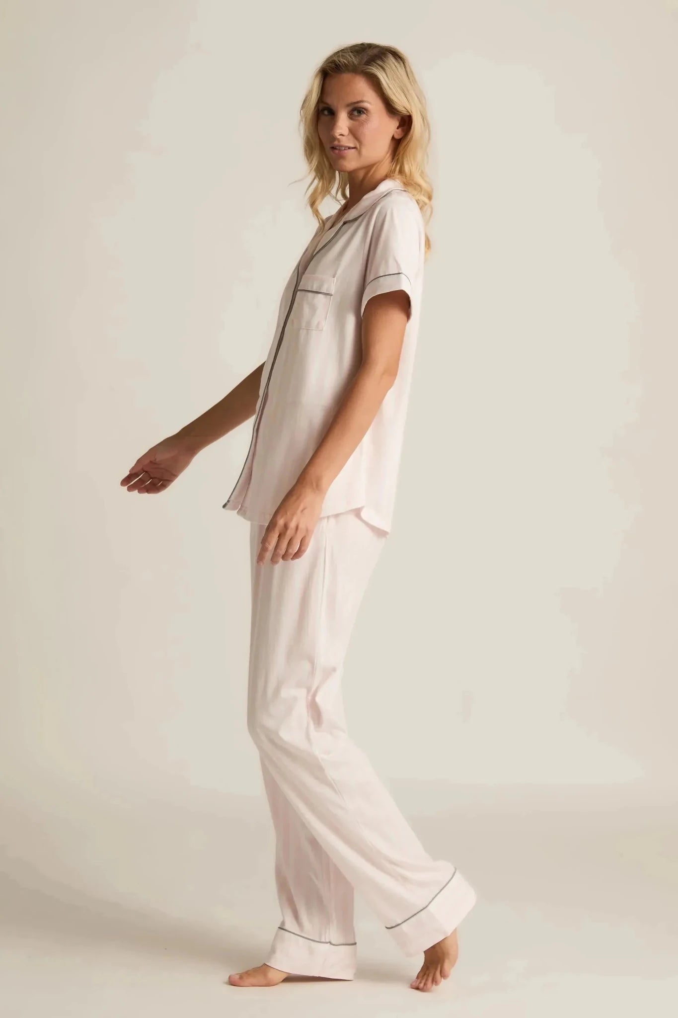 Lucy Pink Stripe Pants - Vintage Vault Boutique