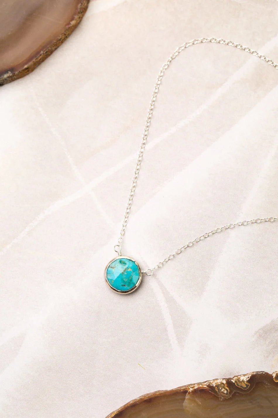 Favorites Turquoise Simple Necklace N031S - Vintage Vault Boutique