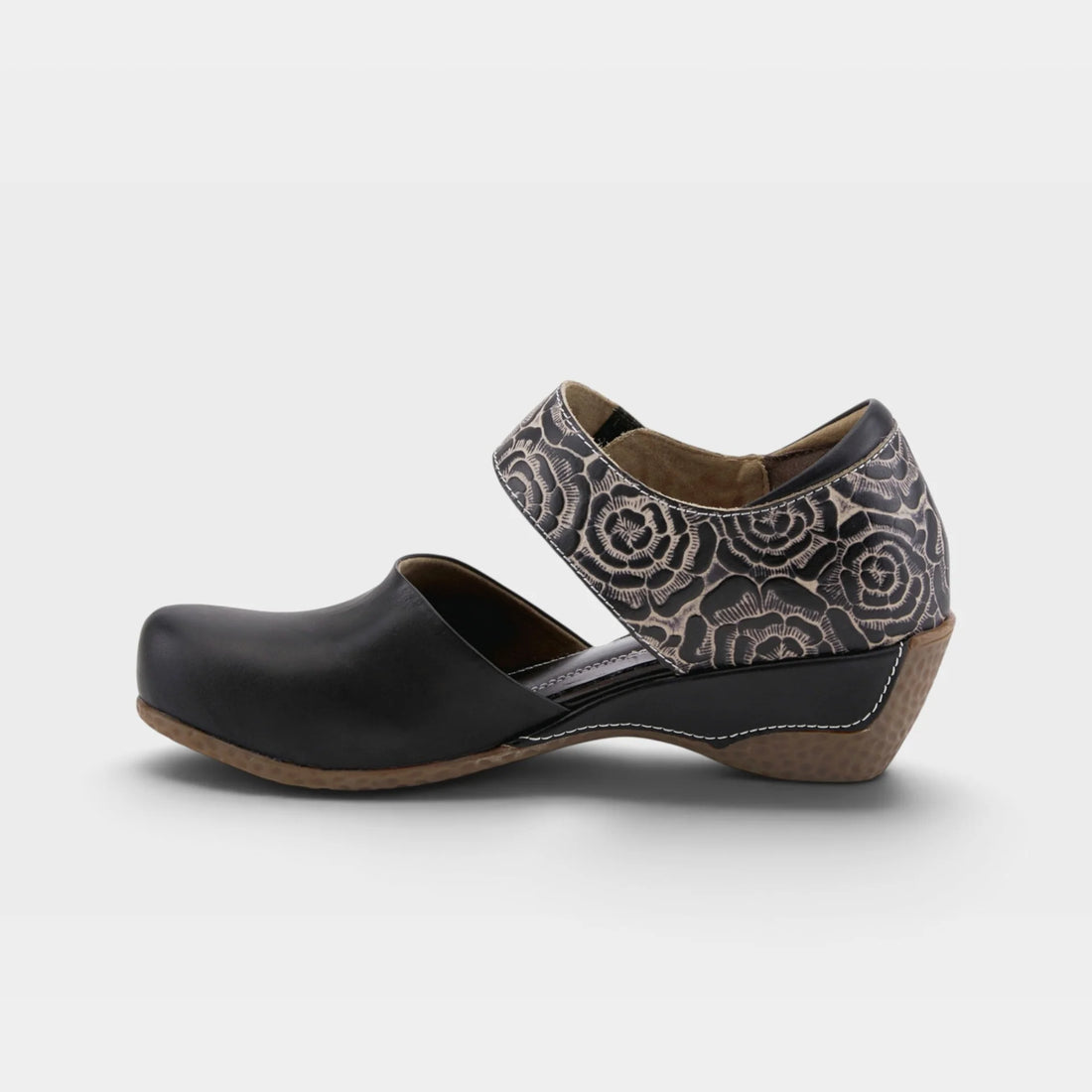 Gloss-Pansy Clog Black - Vintage Vault Boutique