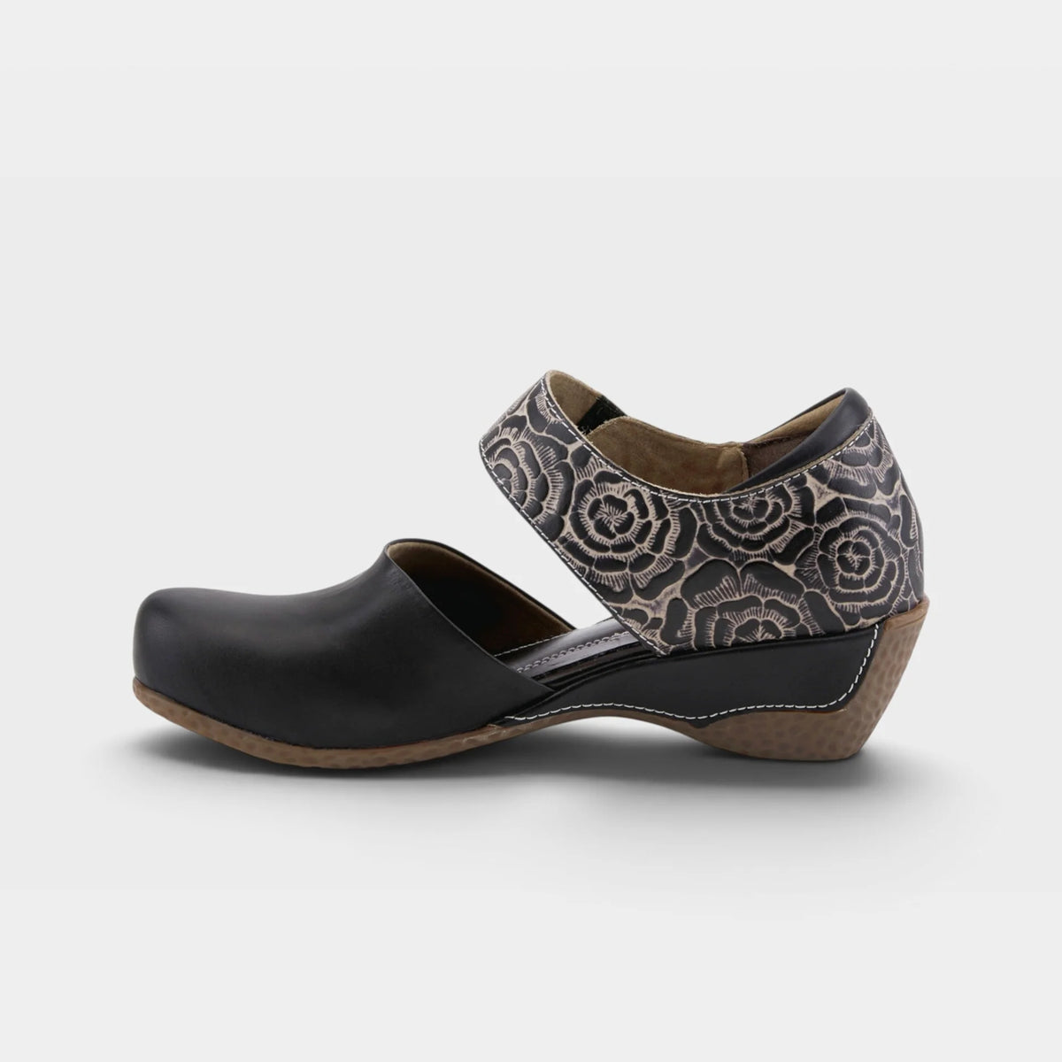 Gloss-Pansy Clog Black - Vintage Vault Boutique