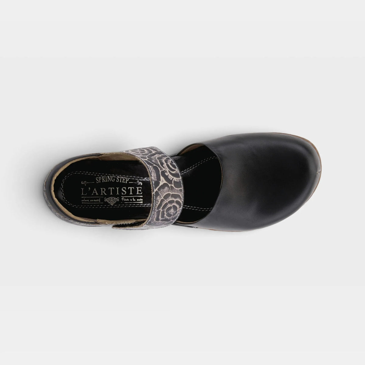Gloss-Pansy Clog Black - Vintage Vault Boutique