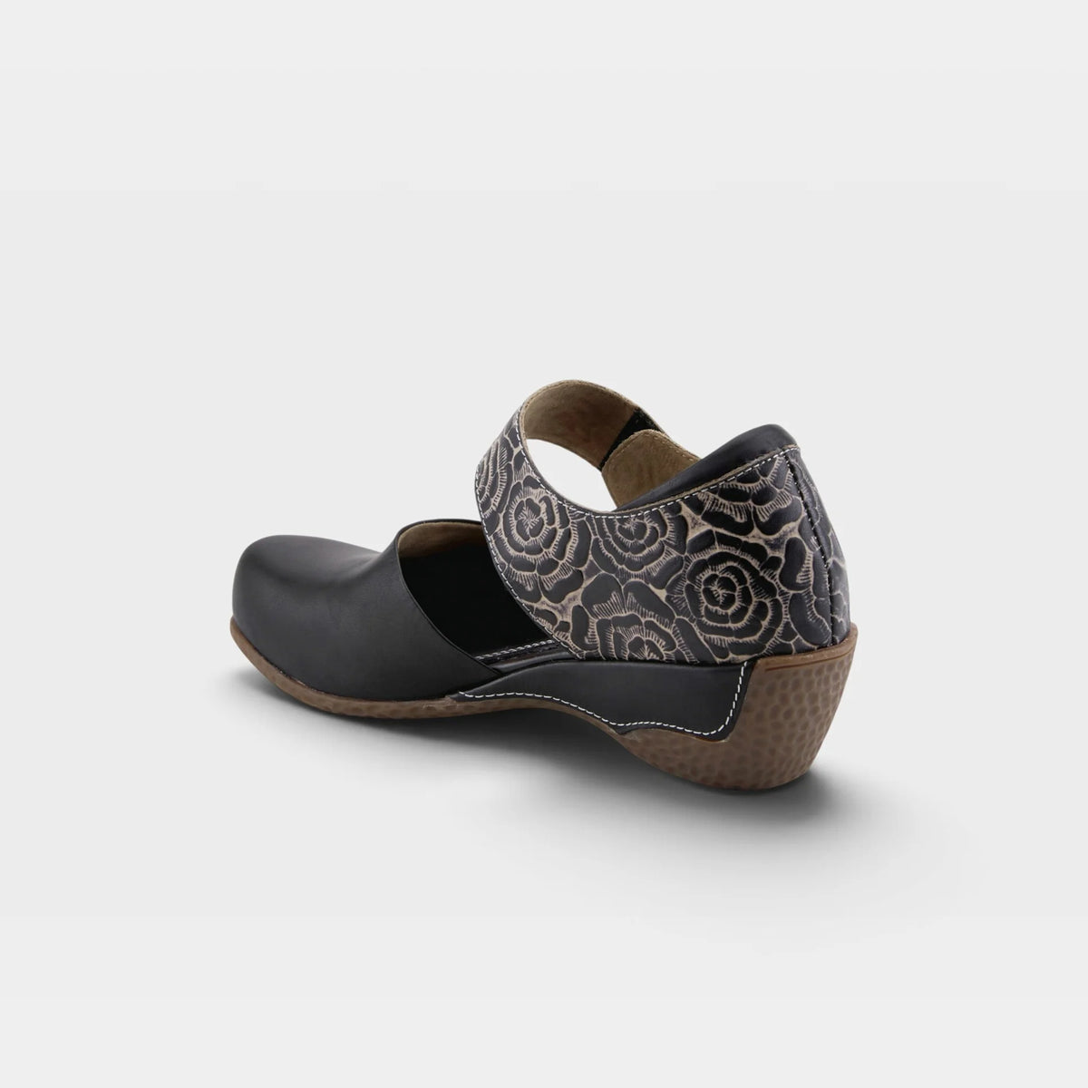 Gloss-Pansy Clog Black - Vintage Vault Boutique