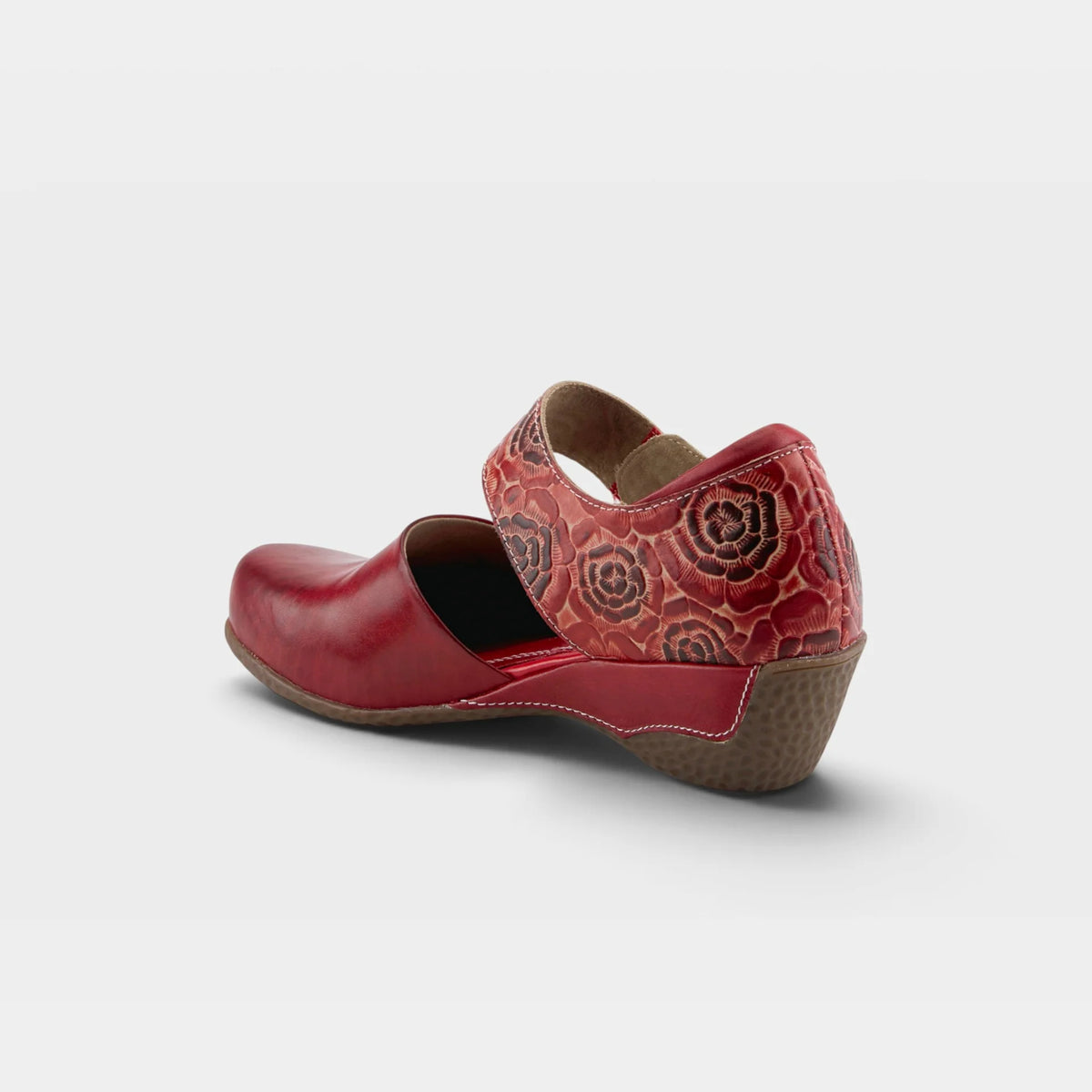 Gloss-Pansy Clog Red - Vintage Vault Boutique