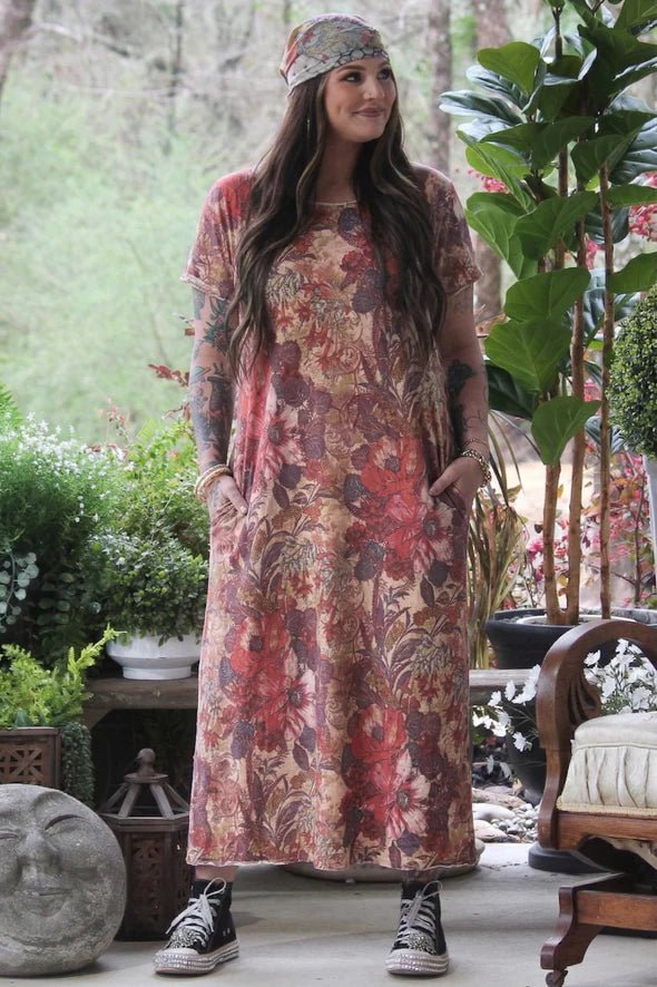 Weekend Wander Dress - Woodland Meadow - Vintage Vault Boutique