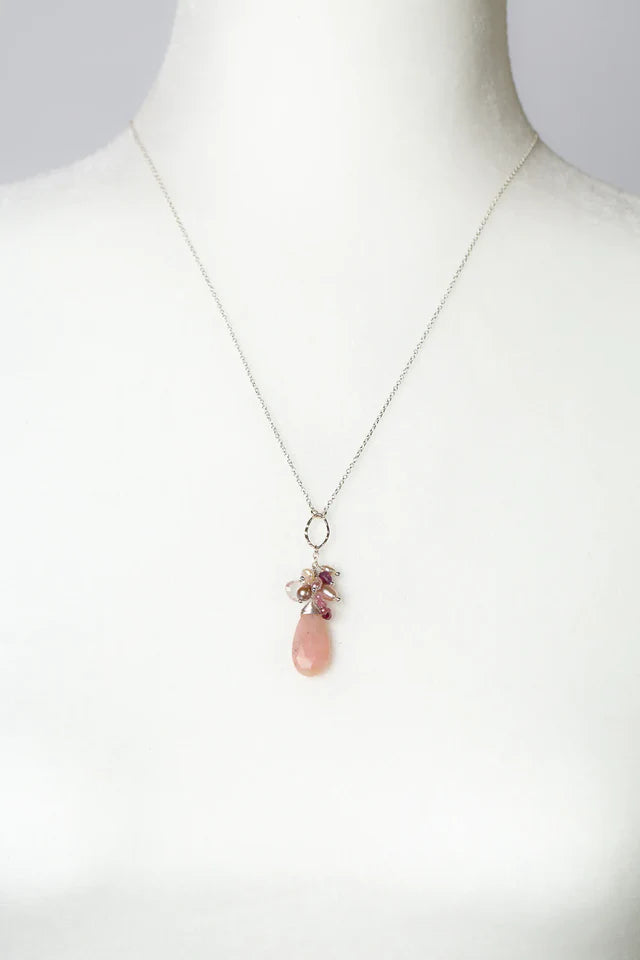 Orchid Cluster Necklace N003