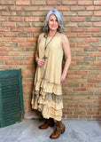 Annie Mixed Ruffle Hem Dress  #874