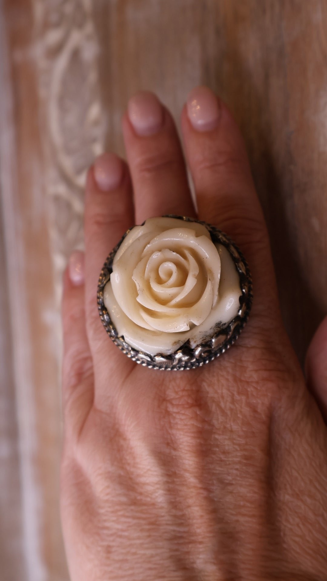 White Rose Ring