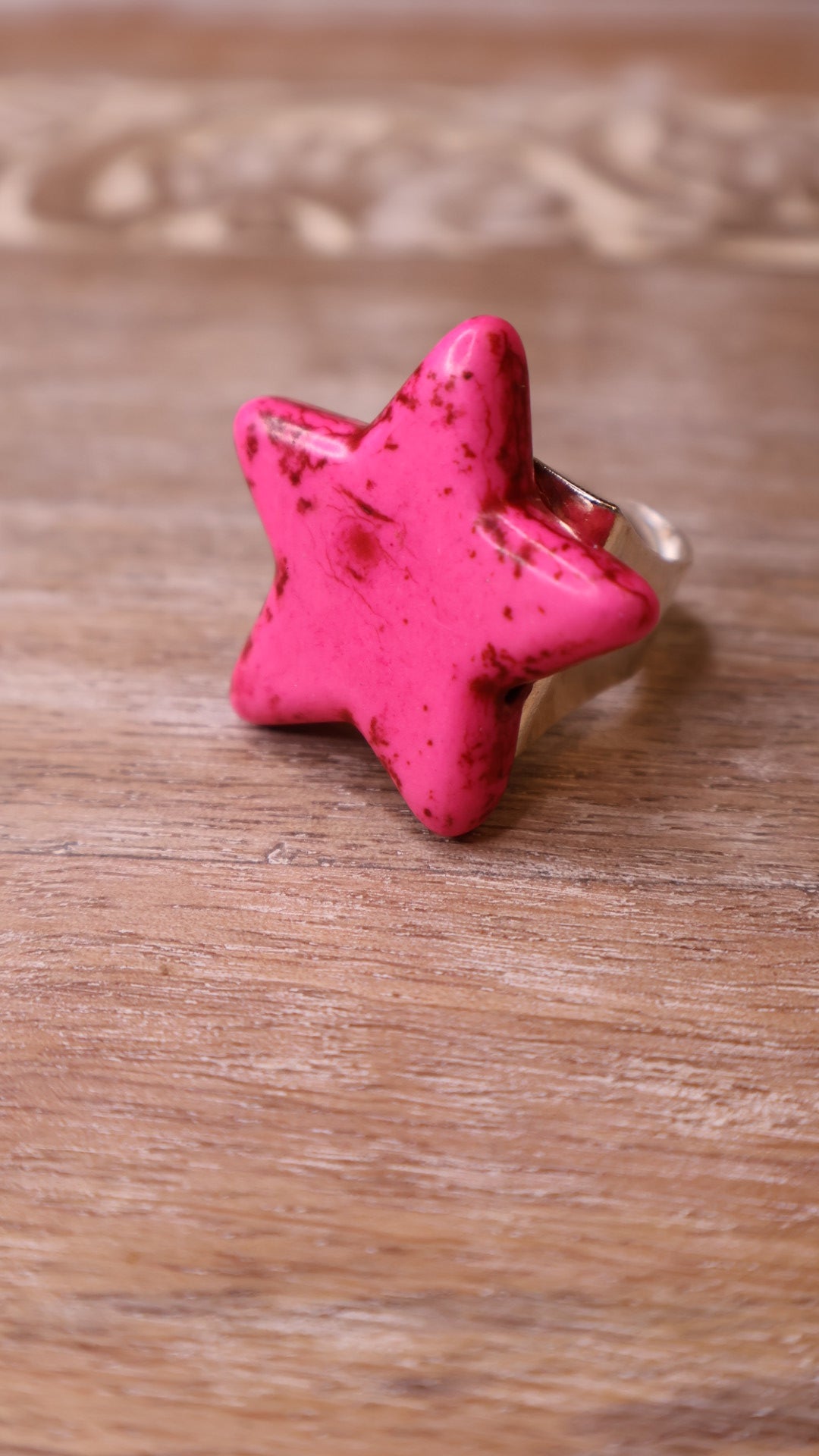 Pink Star Ring