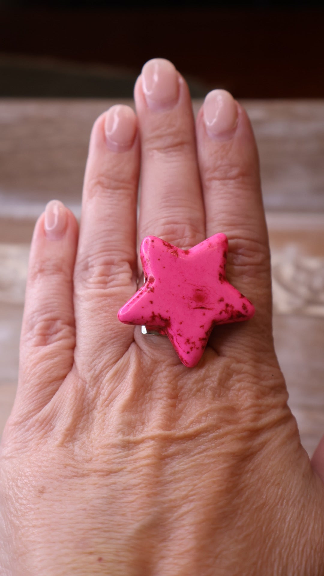 Pink Star Ring