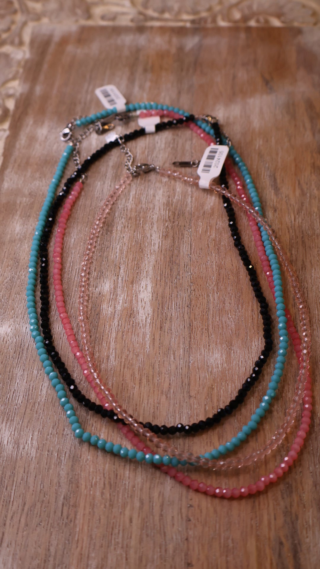Faceted Beaded Necklace - Vintage Vault Boutique
