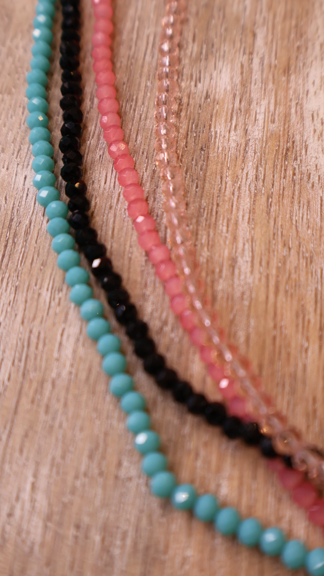 Faceted Beaded Necklace - Vintage Vault Boutique