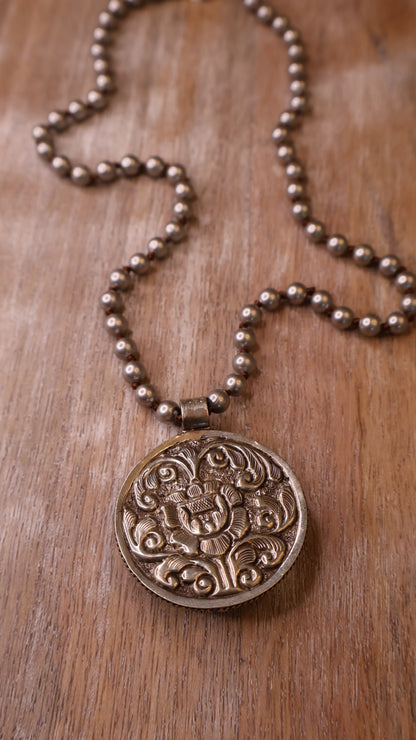 Labradorite Sun &amp; Moon Necklace