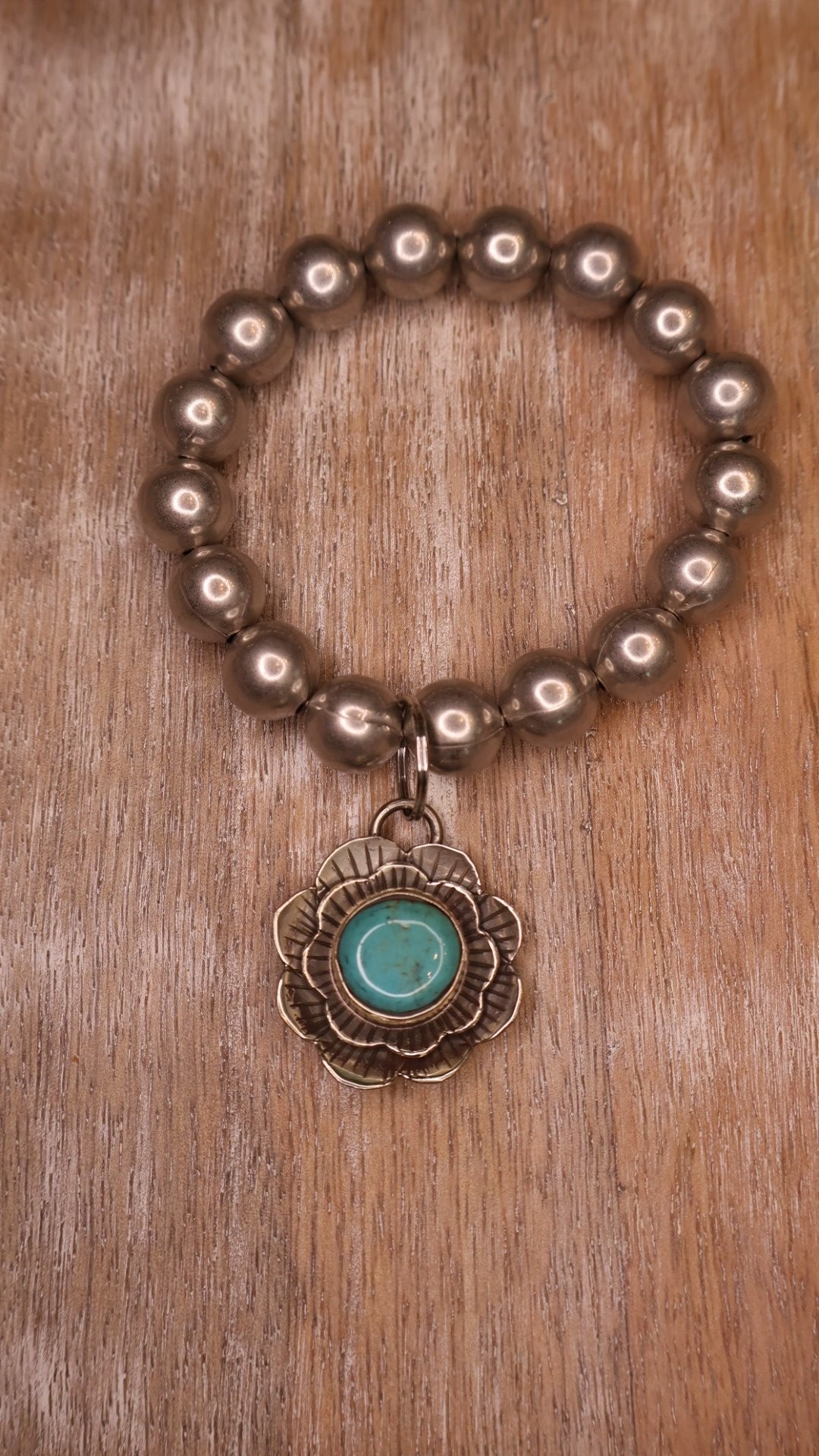 Turquoise Flower Bracelet