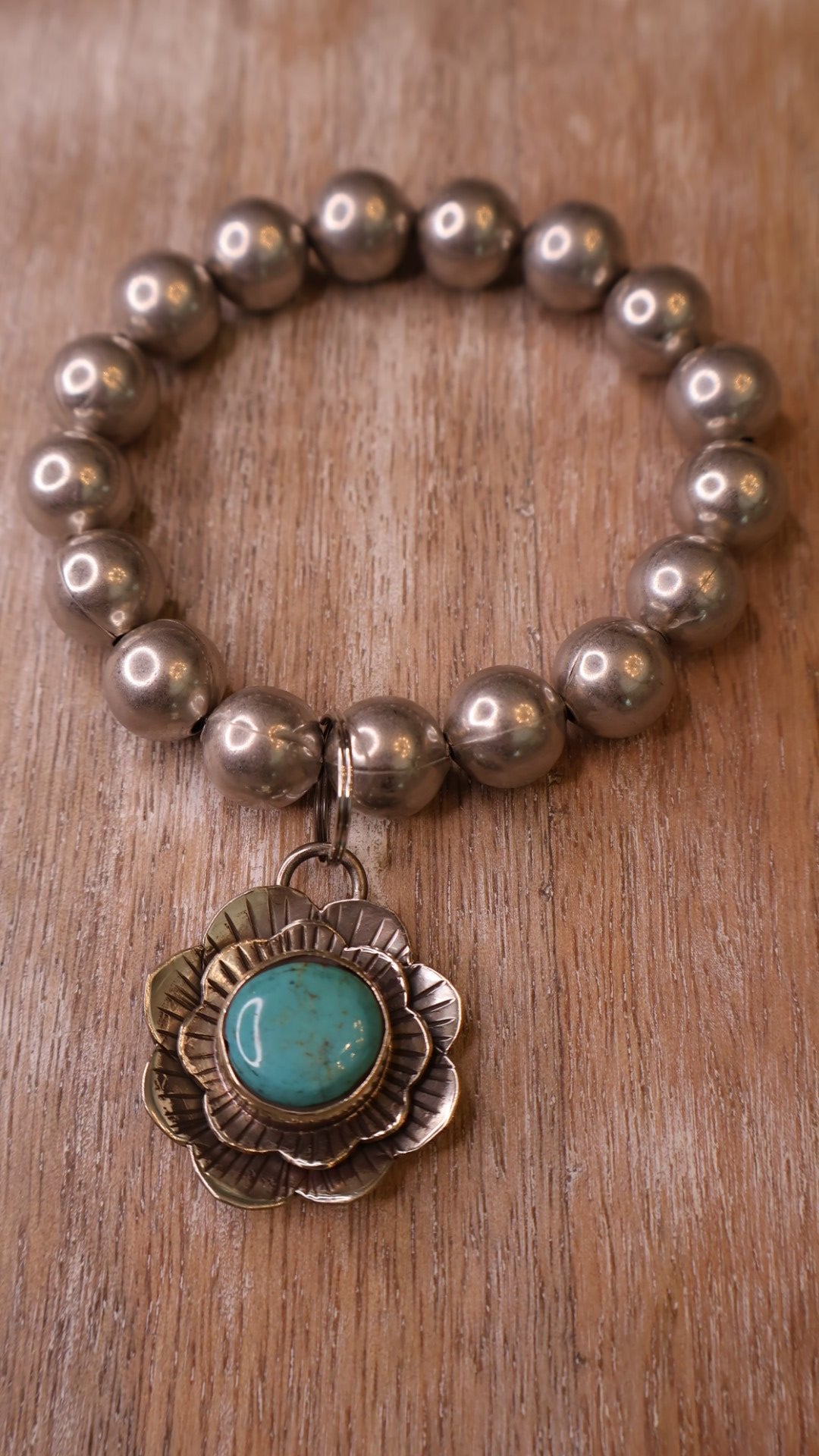 Turquoise Flower Bracelet