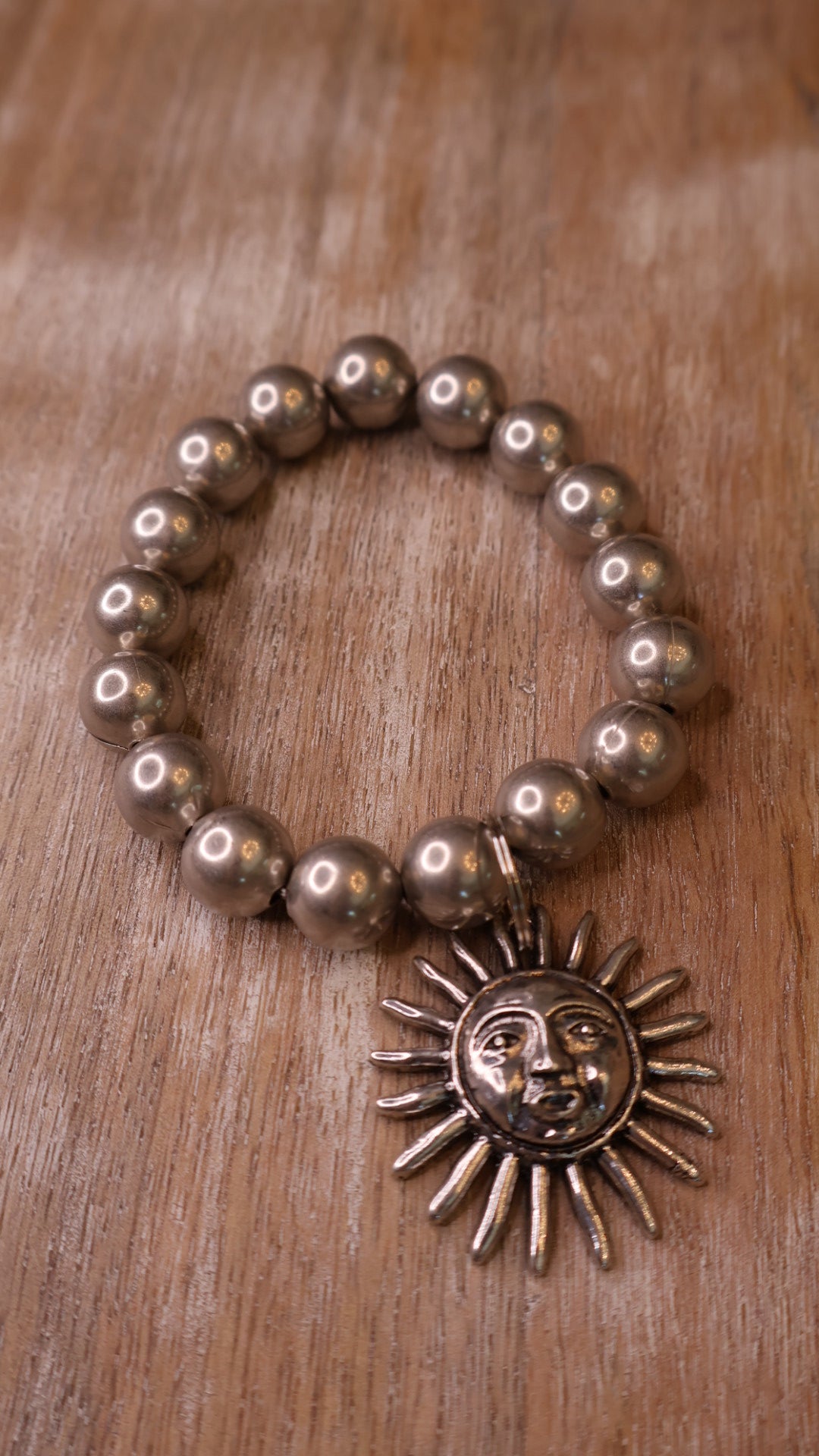 Silver Sun Bracelet