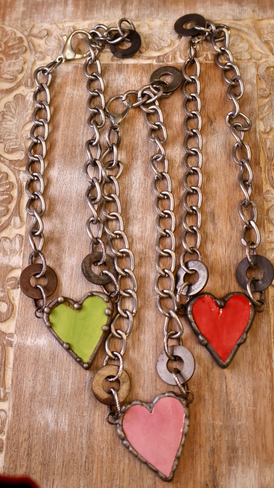 Ceramic Heart Necklace