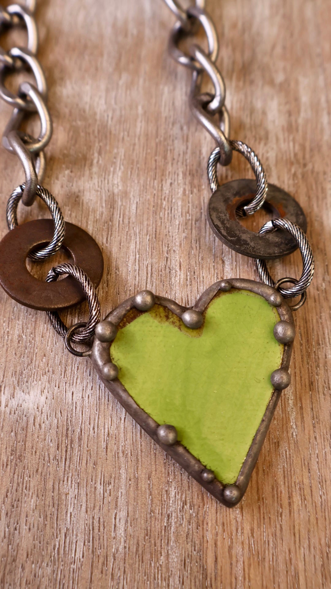 Ceramic Heart Necklace