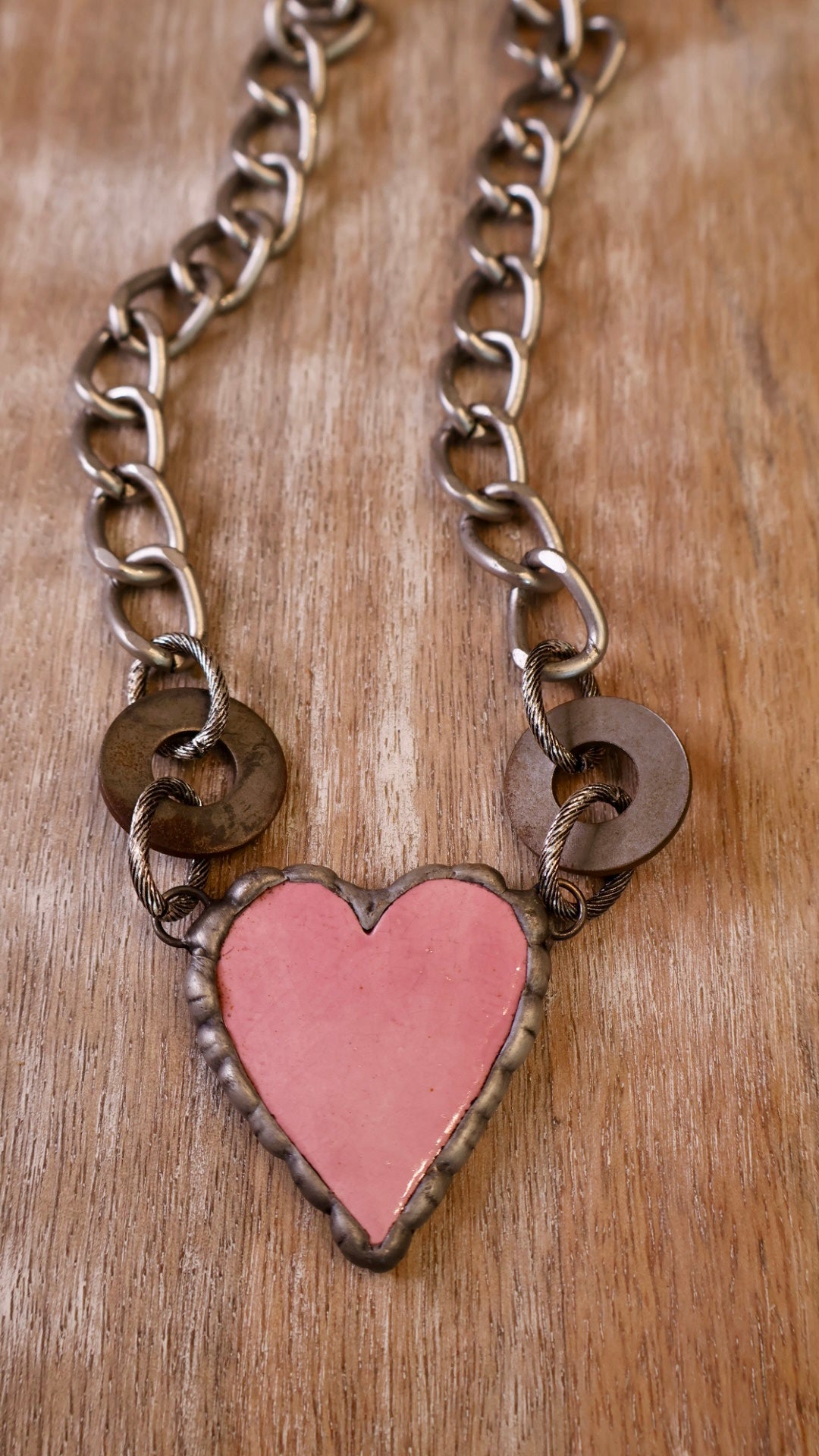 Ceramic Heart Necklace