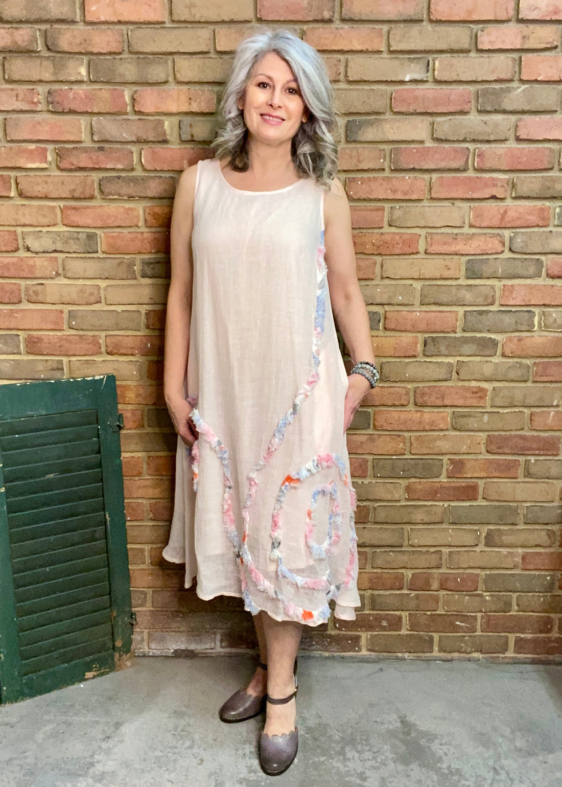 Pink Rainbow Dress  Medium