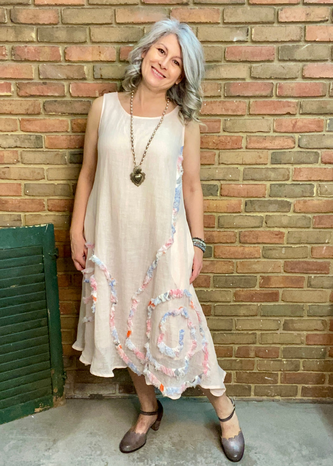 Pink Rainbow Dress  Medium