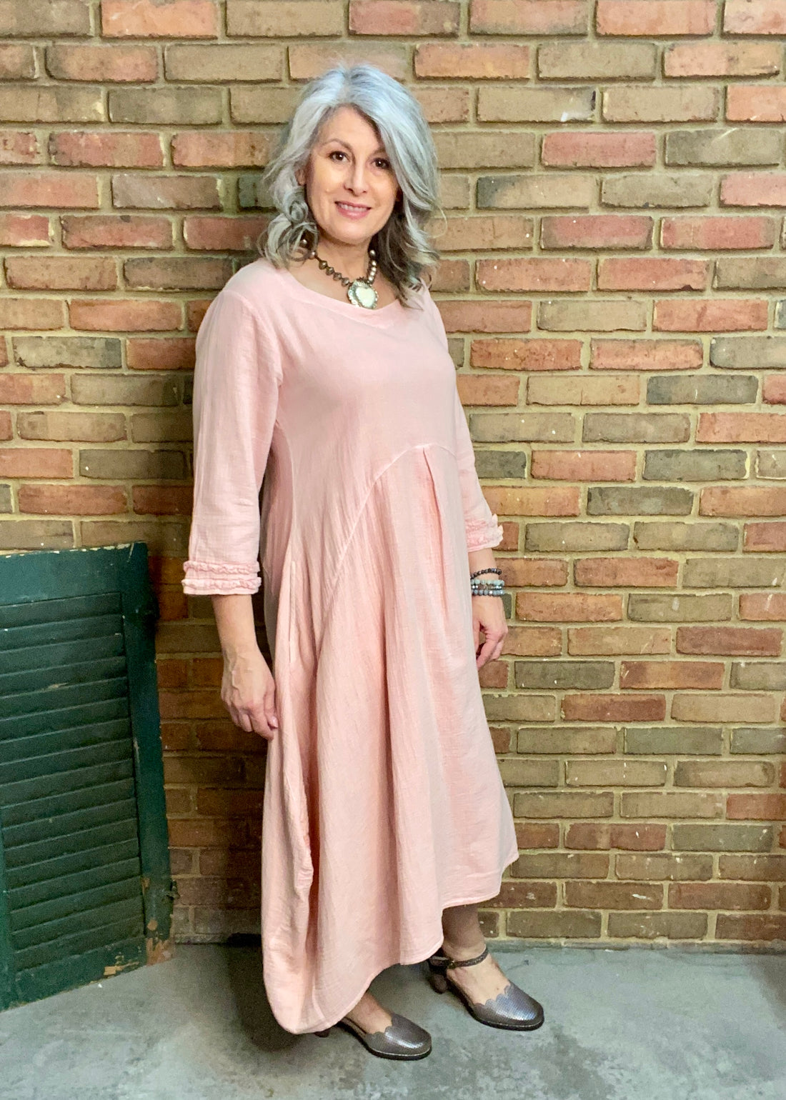 Penny Pink Gauze Dress  