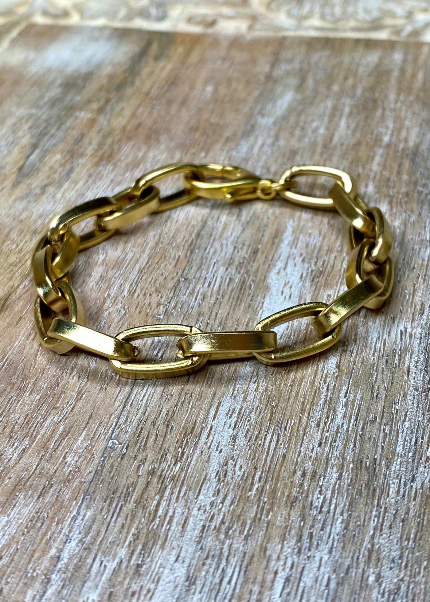 Chunky Gold Chain Bracelet