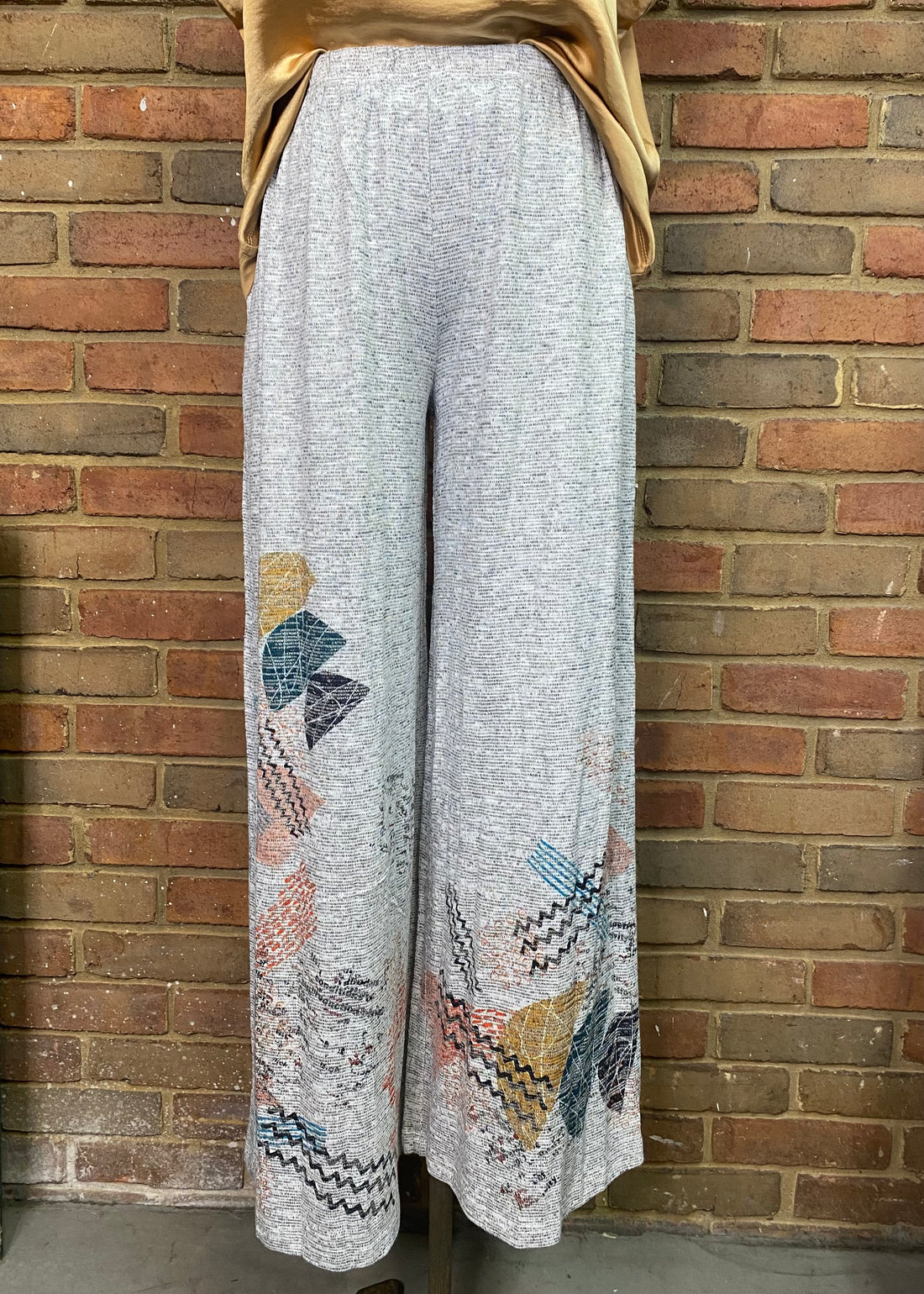 Apricot Wide Leg Palazzo Pant 