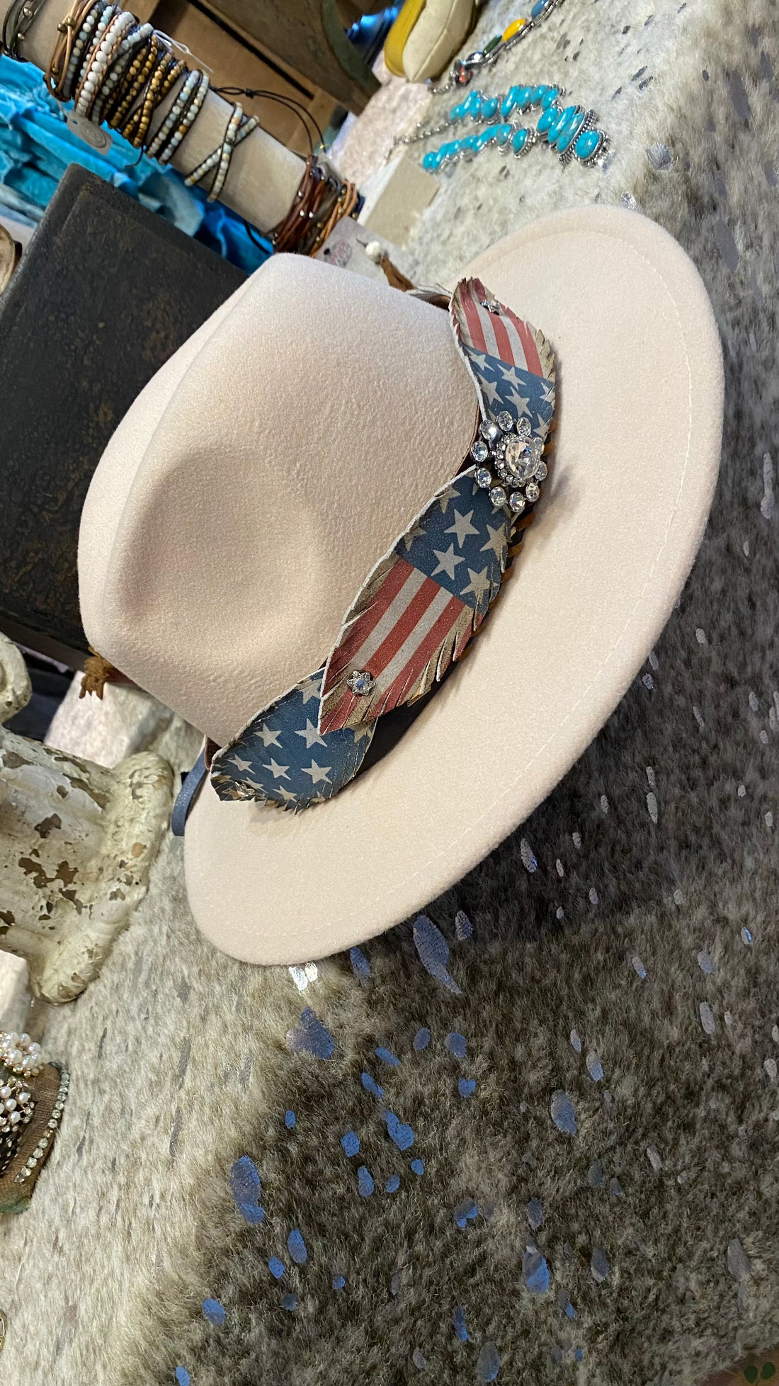 Americana Rhinestone Hat Band