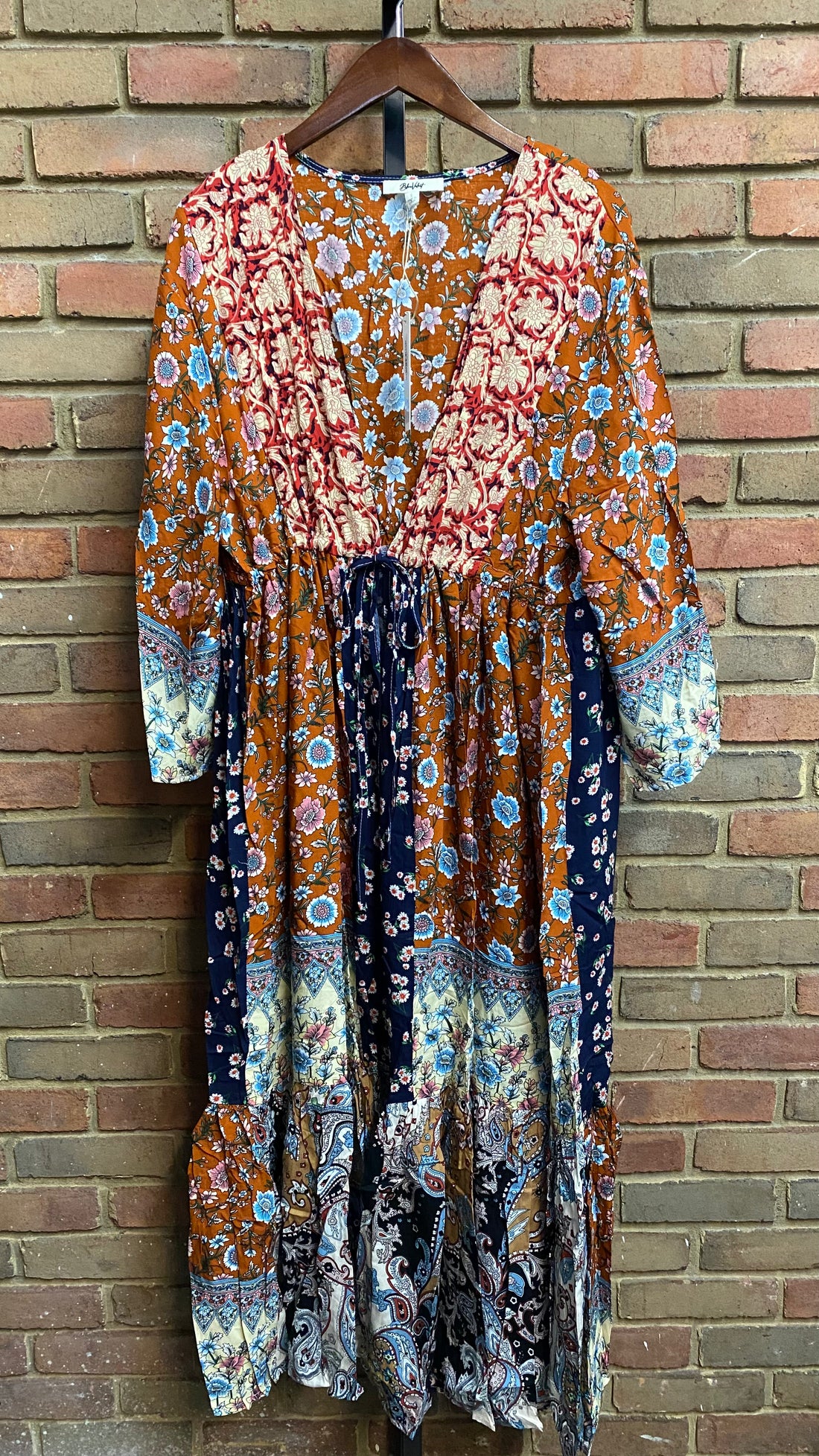 Boho Cardigan Burnt Orange 