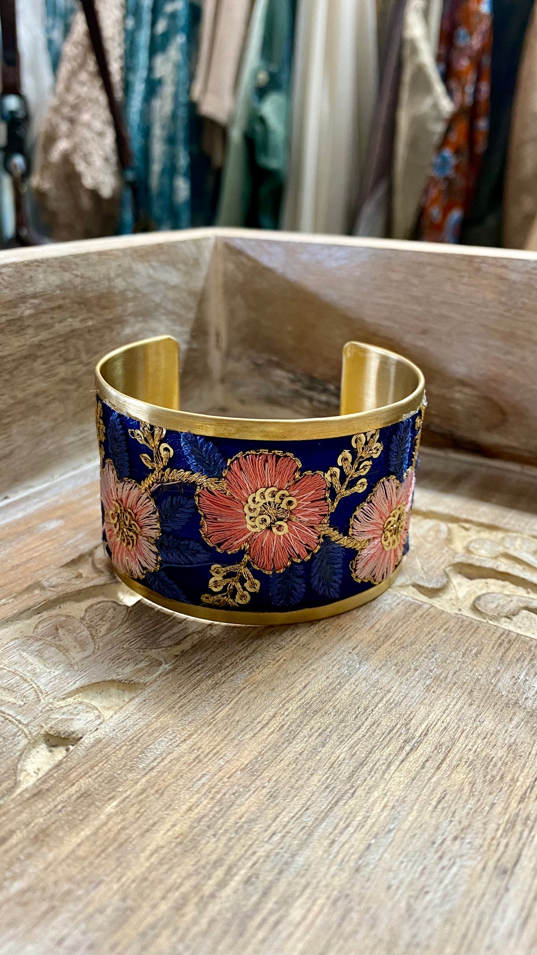 Vintage Embroidery Cuff Bracelet