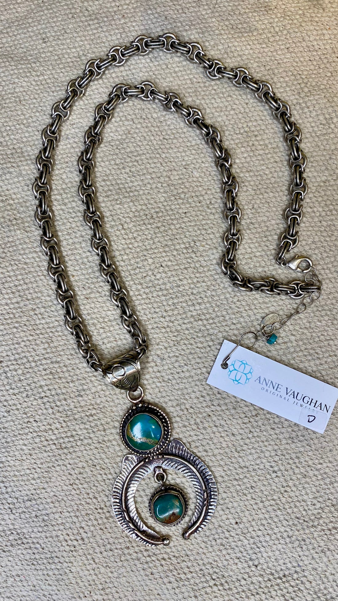 OFK Silver and Turquoise N197