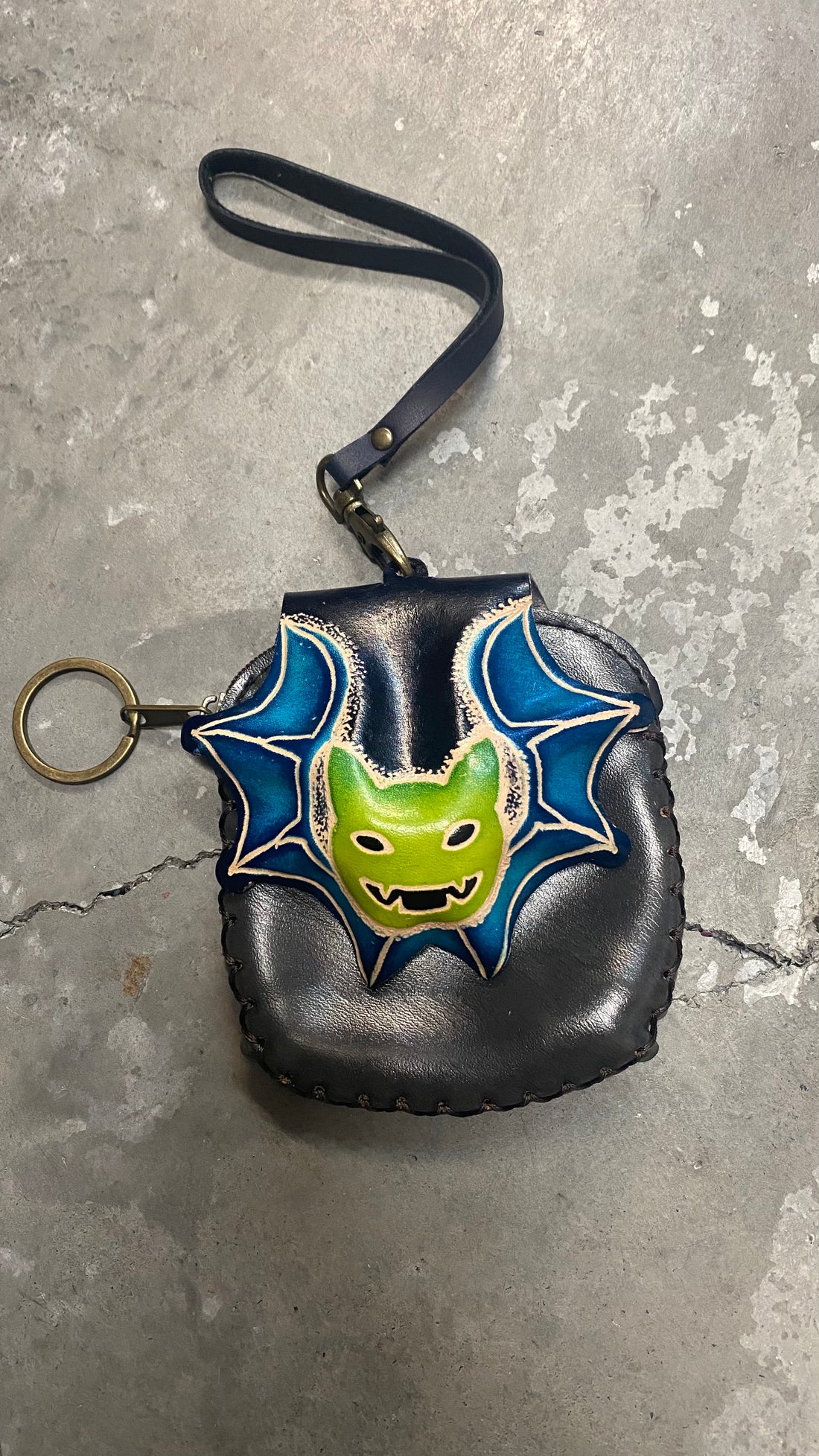 Bat Coin Purse Wristlet 