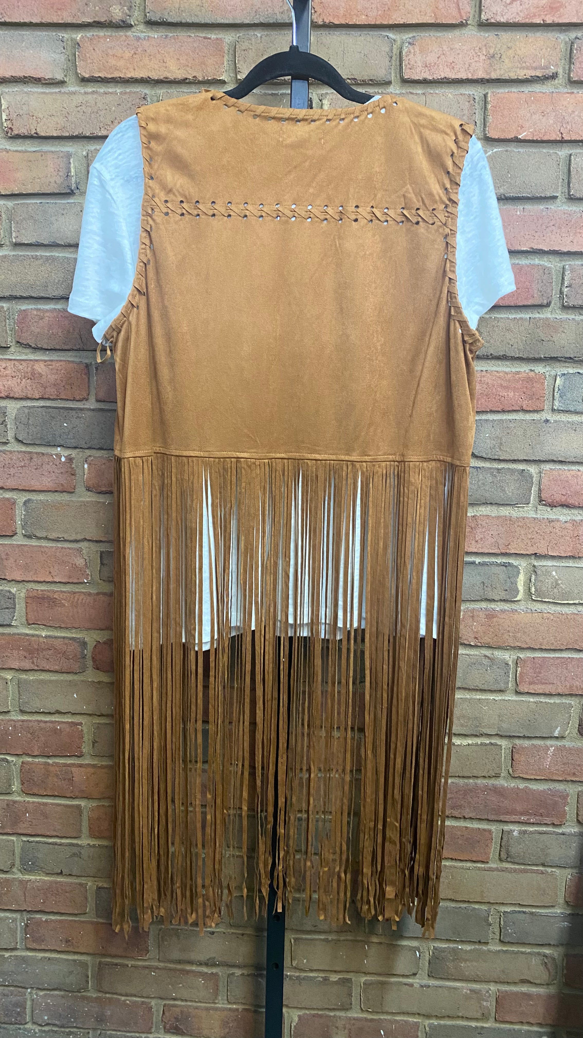 Long Fringe Vest