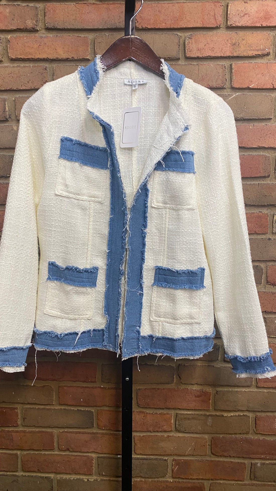 Denim Trim Jacket