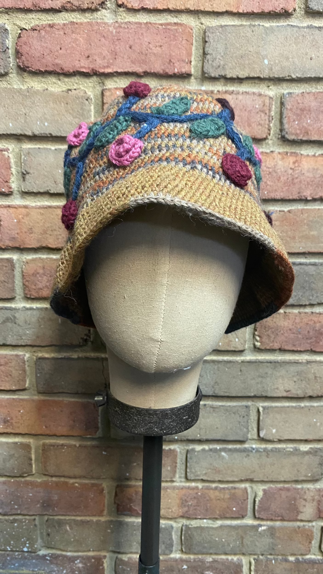 Variegated and Flower Vine Bucket Hat