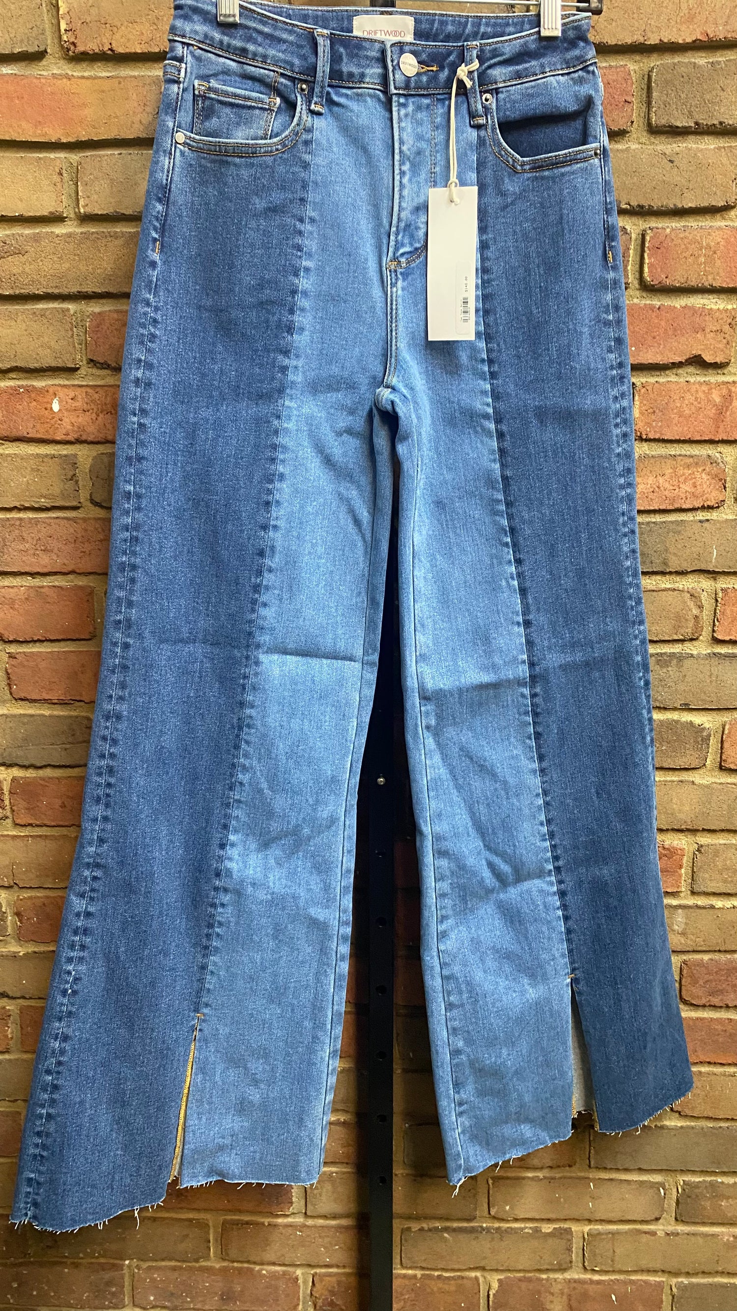 Two Tone Split Jeans 