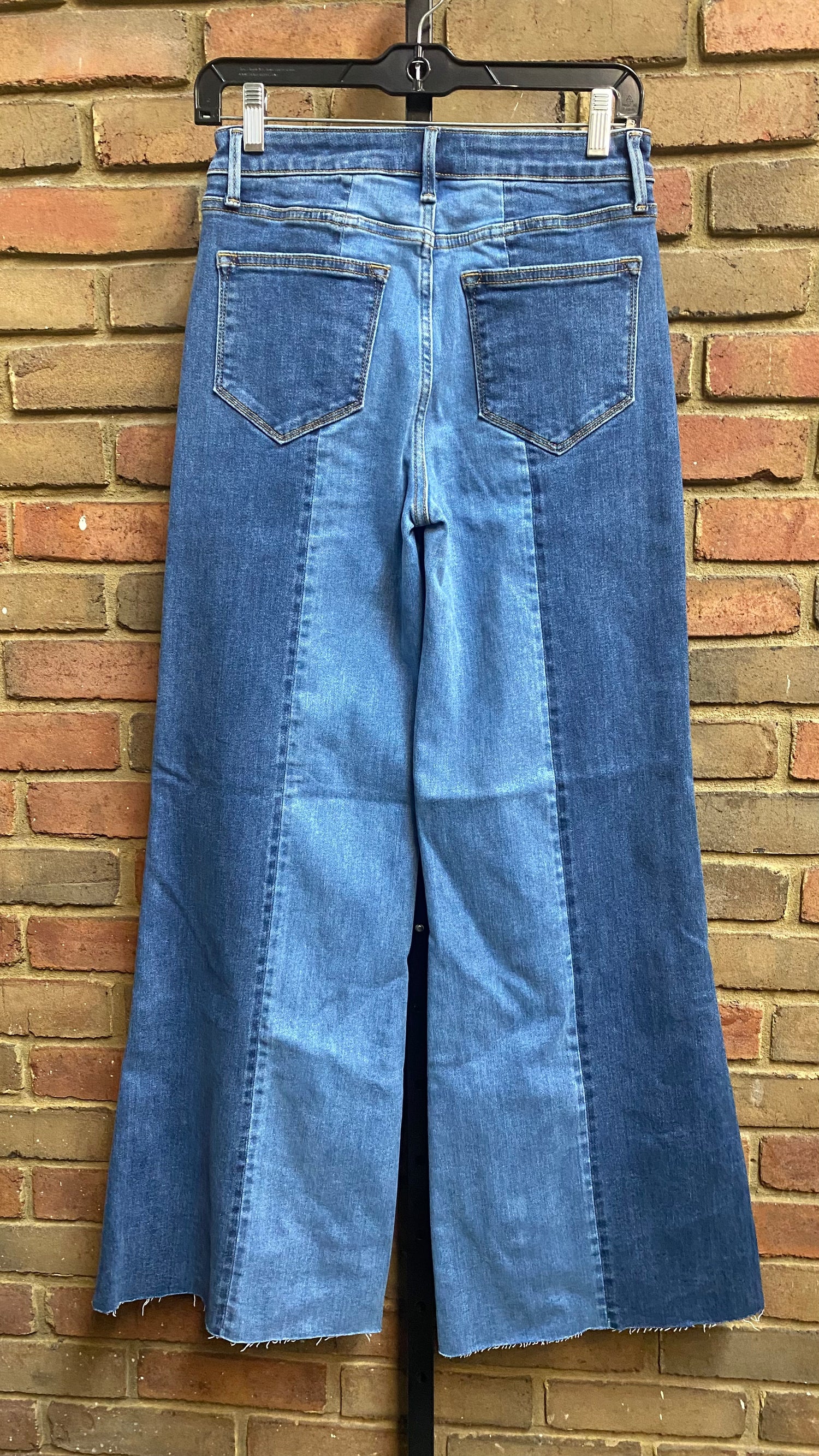 Two Tone Split Jeans 