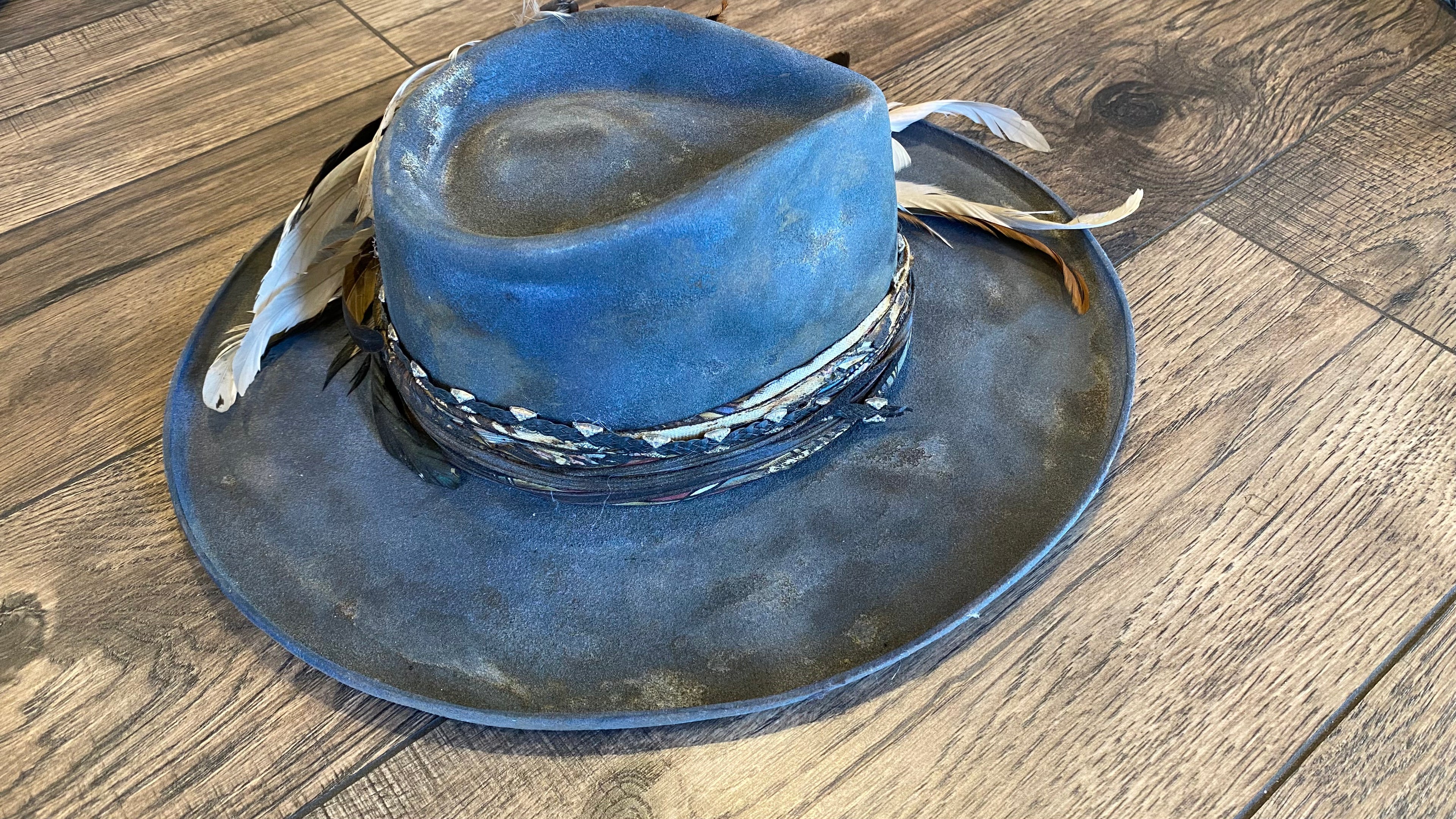 One of Kind Hat -Feather in my Hat