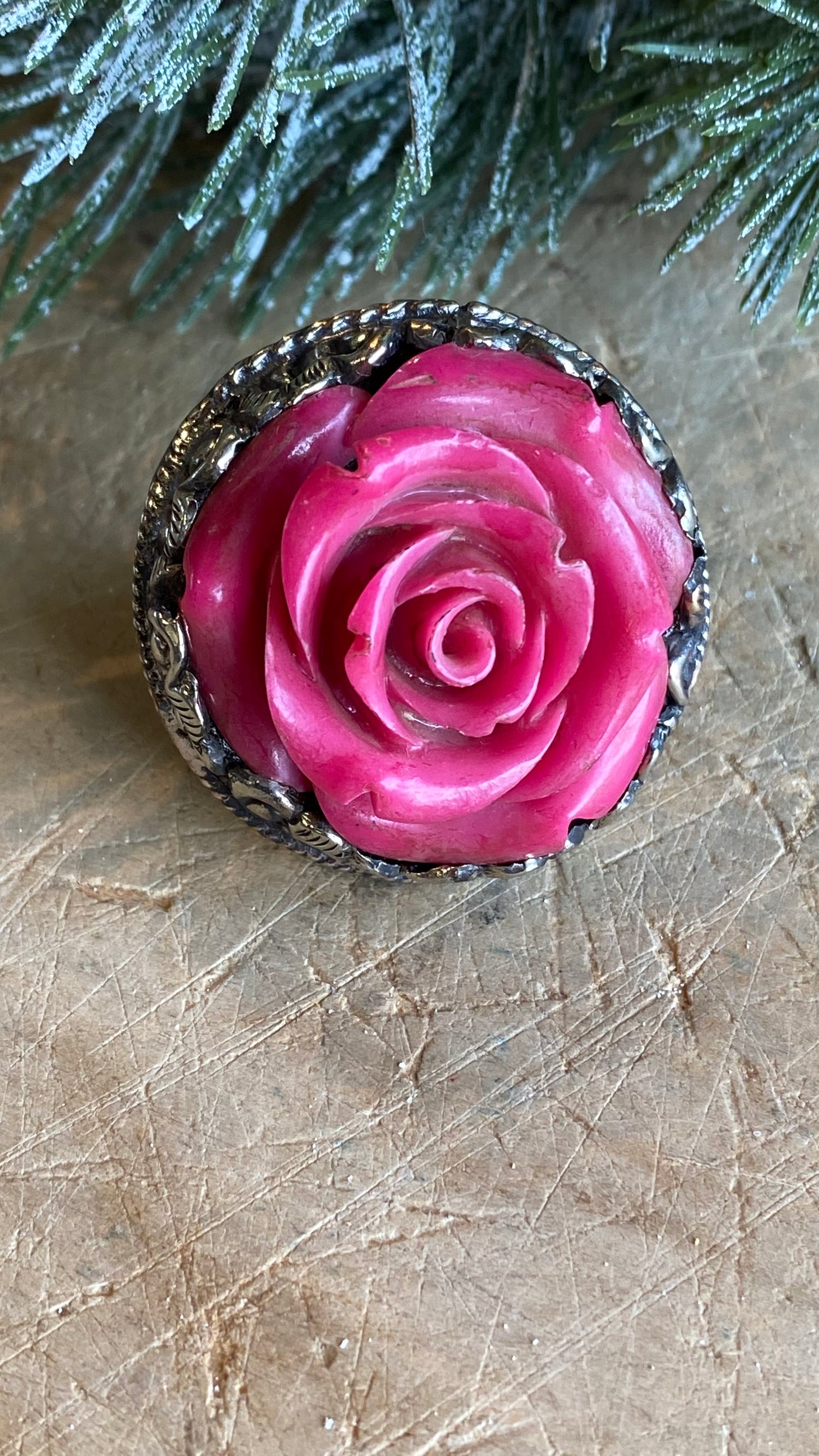 Pink Rose Ring