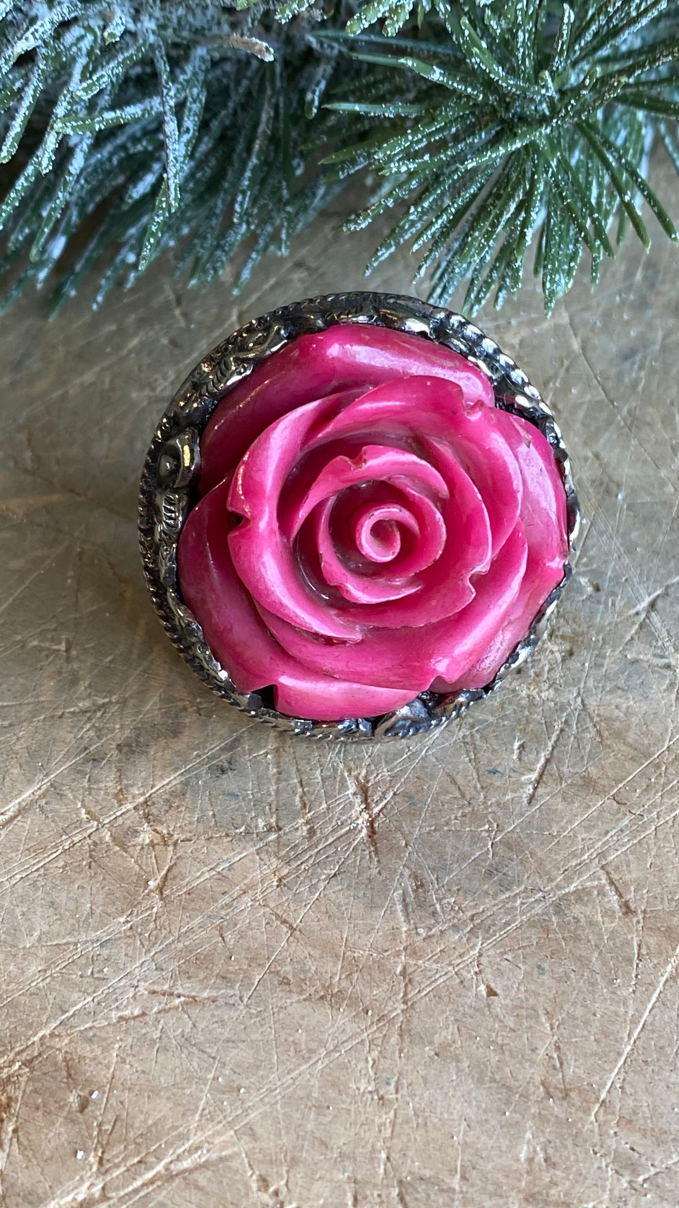 Pink Rose Ring