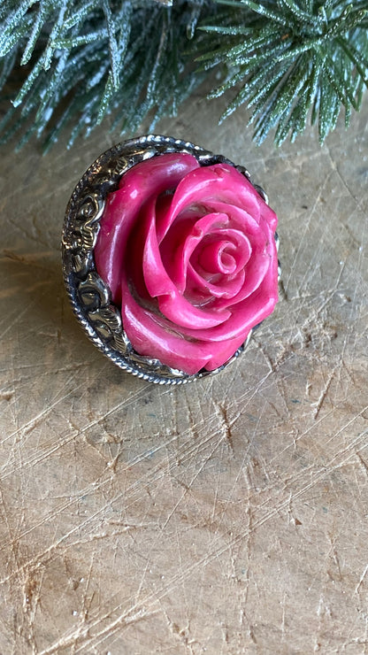 Pink Rose Ring