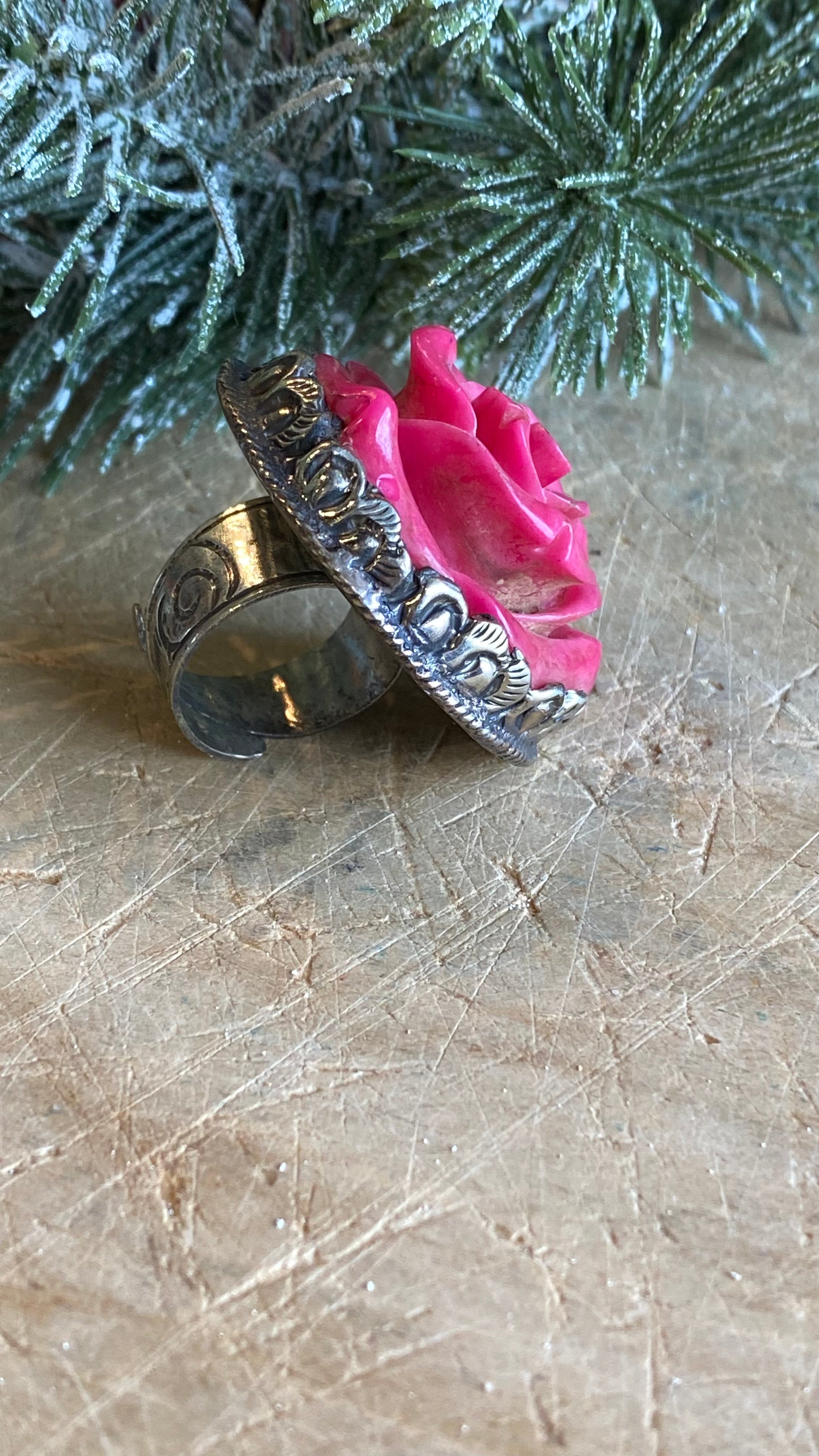 Pink Rose Ring