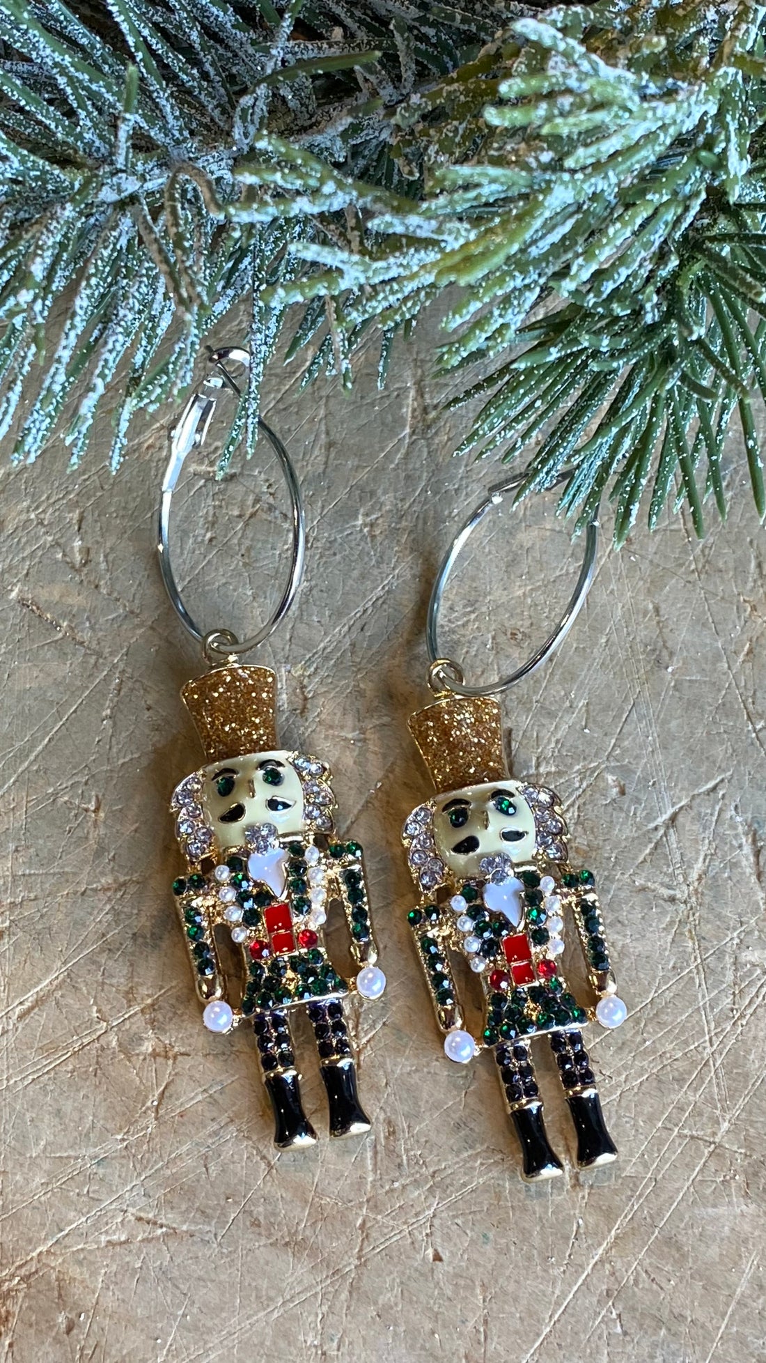 Bedazzled Nutcracker Earrings