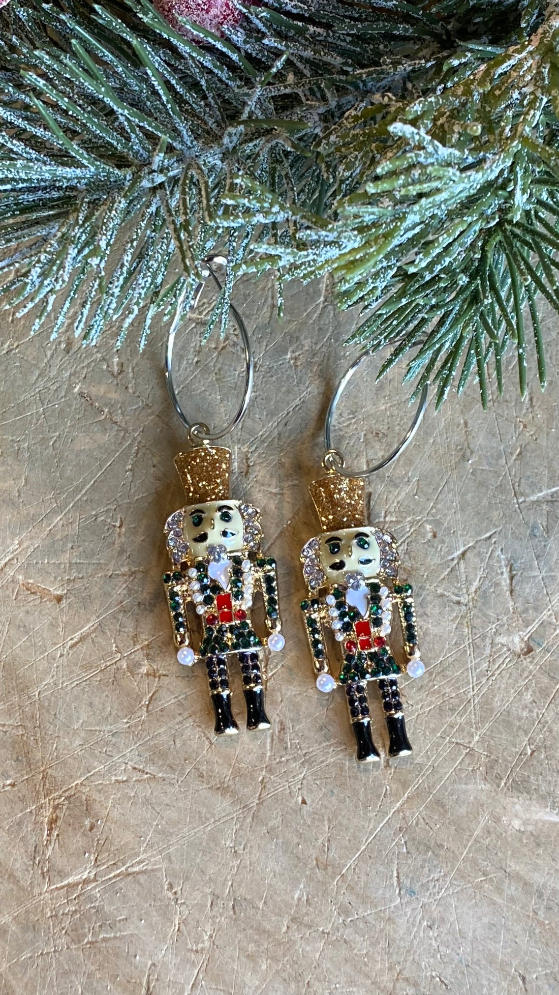 Bedazzled Nutcracker Earrings