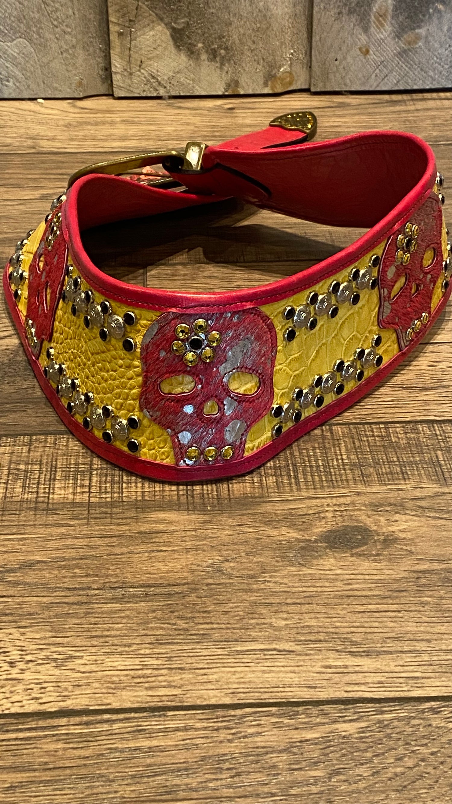 KurtMen Psychedelic Skull Belt